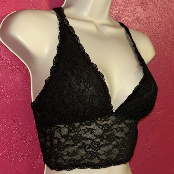 Victoria’s Secret Black lace bralette. Size medium. - Picture 1 of 9